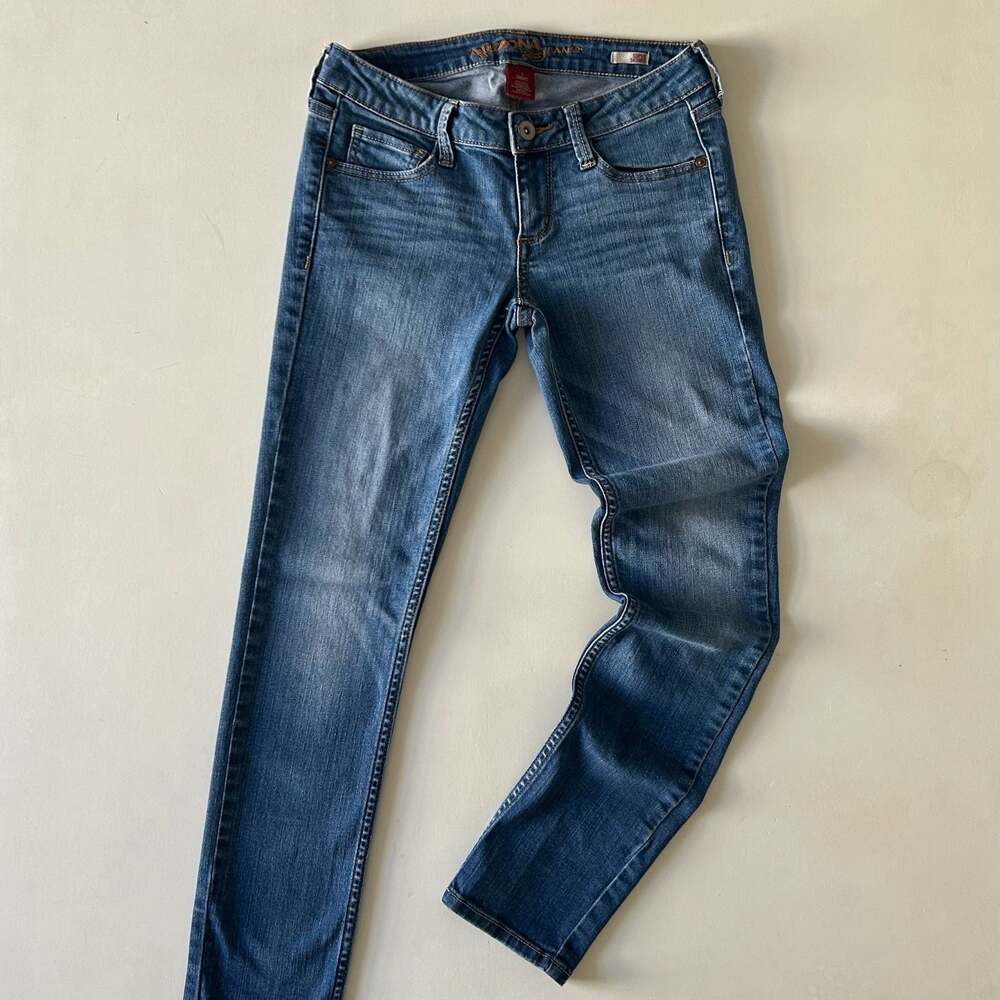 Arizona Jean Co Super Skinny Jeans Blue Wash Fall/Winter Denim Size 1 Short